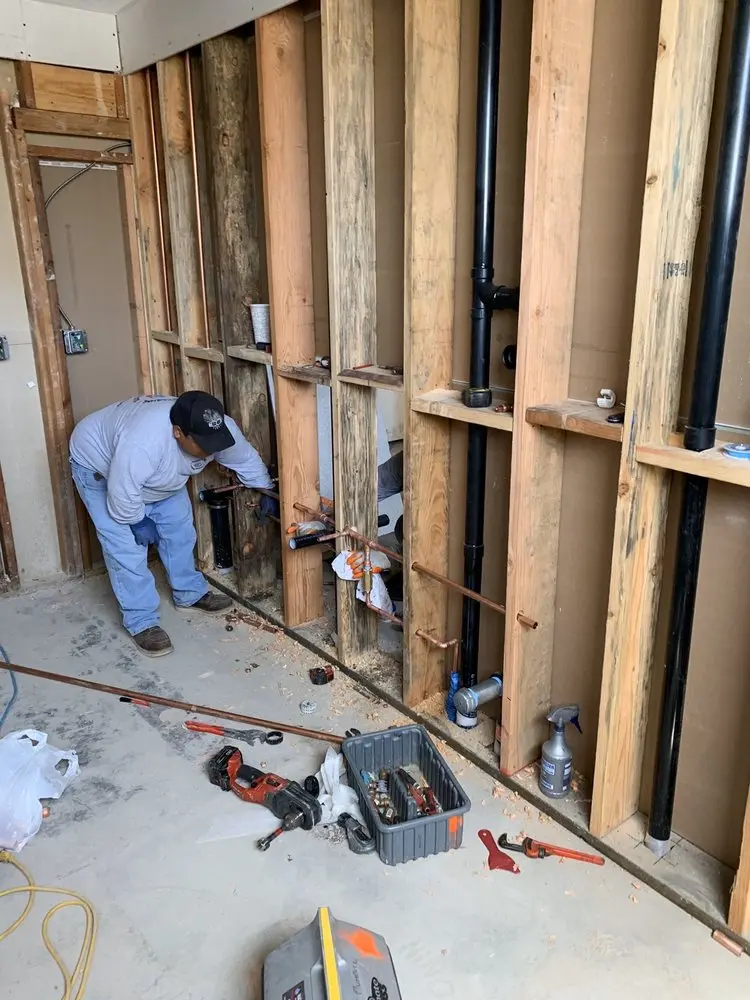 Commercial rough-in plumbing for Gas Line Repair in Liberty Lake